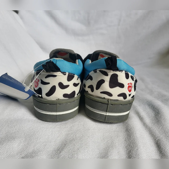 NWT Build-A-Bear Workshop Dalmatian Embroidered Puppy Slip-On Shoes‎ Size 11 - Picture 3 of 11